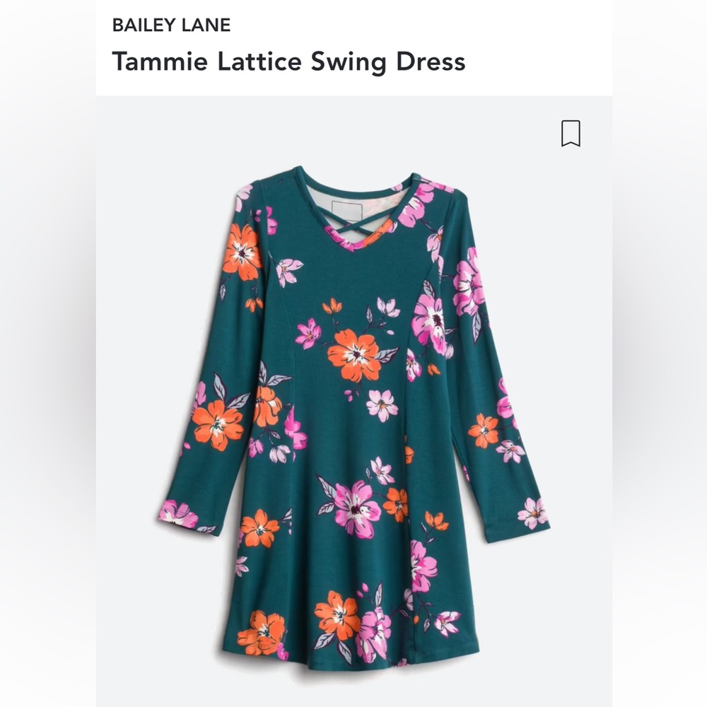 Stitch fix Bixby Nomad girls M 8-10 swing dress in great used condition